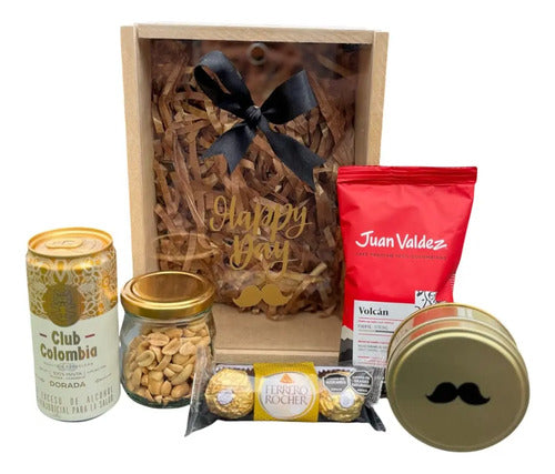 Regalo Ancheta Con Café Dia Del Hombre