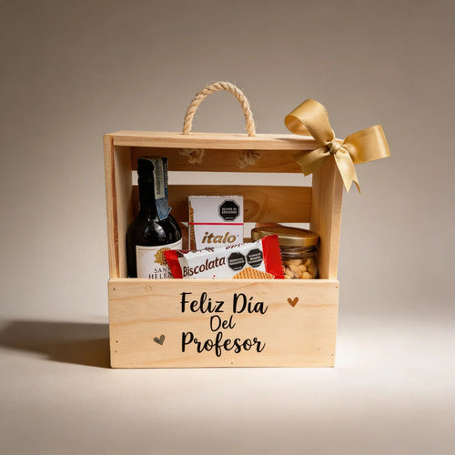Ancheta Regalo Canasto Día Del Profesor / Maestro