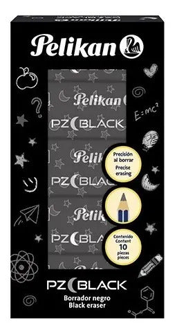 Borrador Pelikan Pz Black Caja X 10 Unidades
