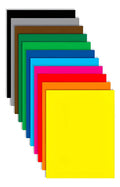 Papel Silueta 1/8 Colores Surtidos X 50 Unidades  Surtido