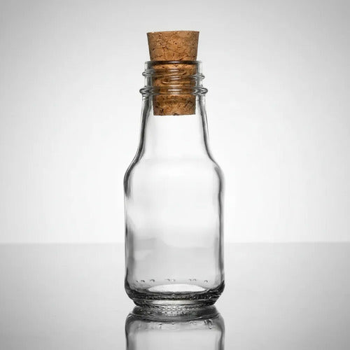 12 Pcs Frascos De Vidrio Con Corcho Recordatorio, 100 Ml