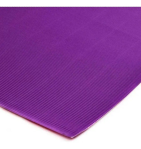 Cartón Microcorrugado 70 X 50 Cm Morado X 10 Unidades