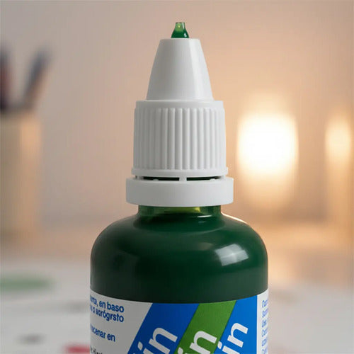 Acuarela Liquida Ecolin Roseta 30cc Verde Hierba Ref. 737 Verde Hierva