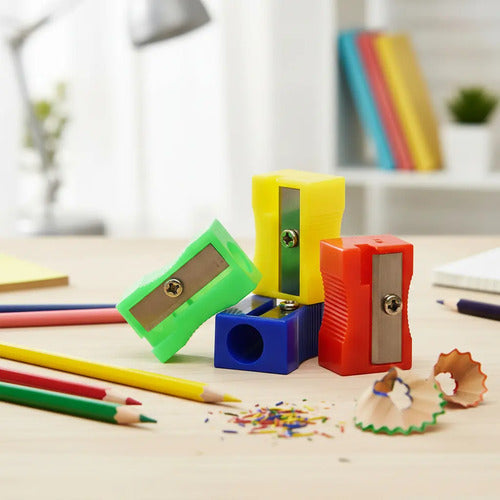Tajalapiz Plástico X 12 Unidades  Colores