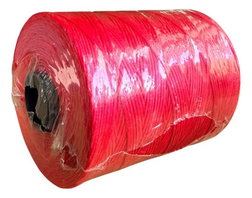 Hilo Encerado Trenzado Resistente Poliéster 1.2mm X 500 Mts Fucsia