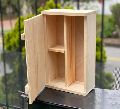 Caja Decorativa Para Vino Madera Para Regalo 34x20x10 Cm  Madera
