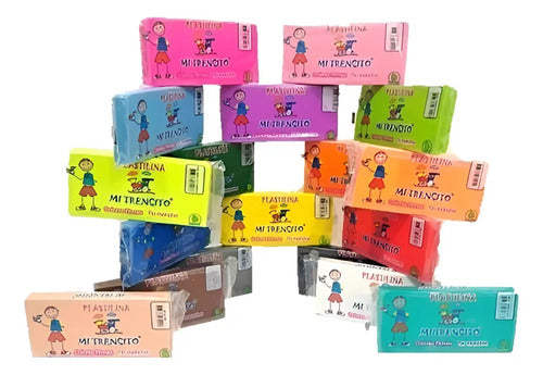 Plastilina Barra Mi Trensito 250gr X 6 Unidades