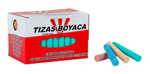 Tiza Color X 80 Unidades Colores