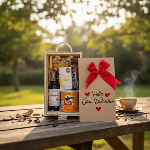 Regalo San Valentín Caja Madera
