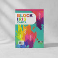 Block Papel Iris Tamaño Carta 35 Hojas X 12 Unidades