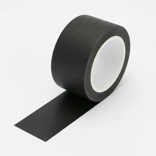 Cinta Enmascarar 12mm - 20 Metros X 4 Colores Negro