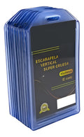Escarapela Vertical Super Gruesa Carnet 90x54mm - 40 Und Transparente