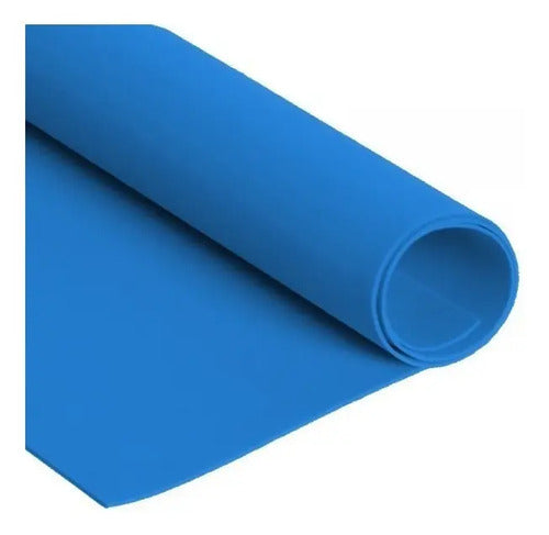 1 Pliego Papel Foami Fomi Pliego Azul Oscuro