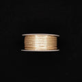 Cinta Borde Lurex Oro Color Beige Raso Tela 100 Mts X 3mm Beige