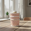 Vaso Desechable Ecológico Cartón Helado 6 Oz X 50 Unidades Rosa