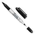Marcador Sharpie Twin Tip Negro Doble Punta