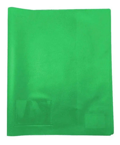 Protector Forro Para Cuaderno Verde X 50 Unidades Verde