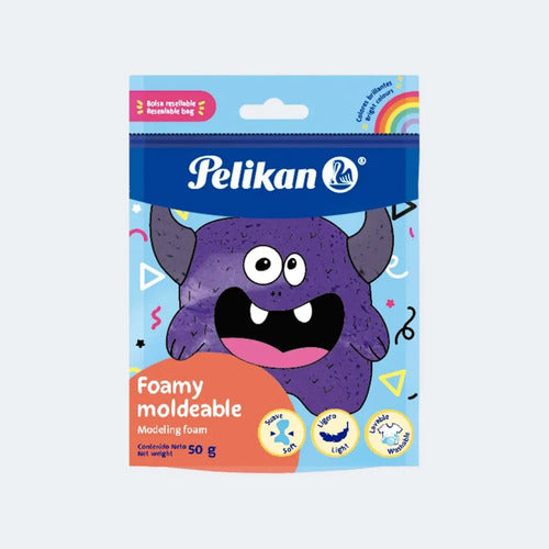Foamy Moldeable Lavable Pelikan 50gr Color Morado