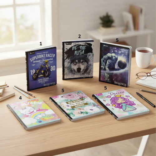 Cuaderno Grande Cosido Rayado 100 Hojas X 50 Unidades