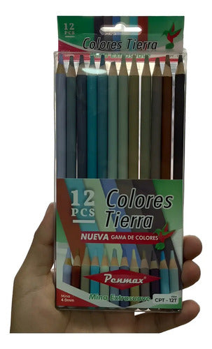Colores Tierra X 12 Penmax Tierra