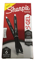 Bolígrafo Sharpie Gel 0.7 X6pcs Negro