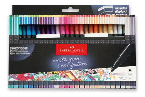 Micropunta Faber Castell Grip Finepen X 50 Uds