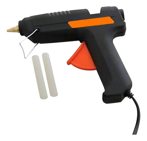 Pistola Para Silicona Gruesa Eléctrica + 1 Barra 110v