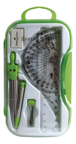 Caja Matemática Faber Castell X 7 Piezas Según Disponibilidad