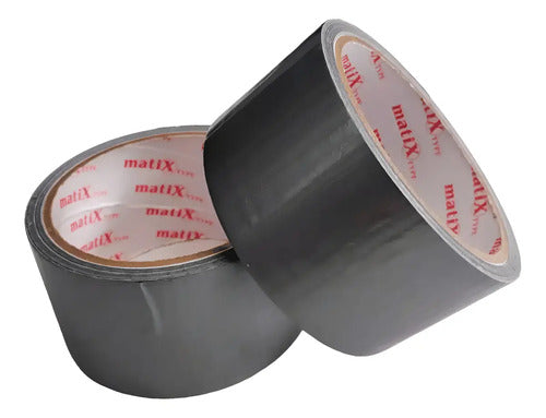 Cinta Ducto Matix Gris 48mm X 10 Metros Gris Oscuro Cinta Ducto