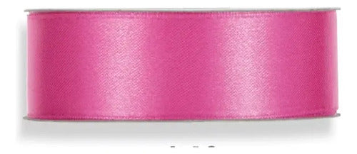 Cinta Fucsia Raso Tela Satin Moños 2.5cm X 50 Metros Fucsia