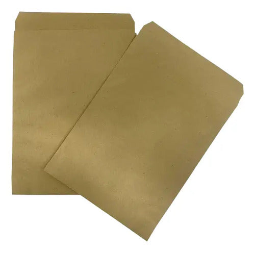 100pcs Sobre De Manila Tamaña Carta   Kraft Manila
