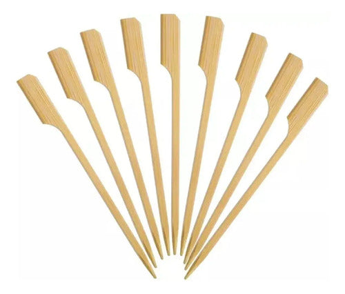 Palo De Pincho Pala 12cm X 500 Unidades Madera Pala 12 Cm