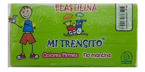 Plastilina Barra Mi Trensito Verde Limon 250gr