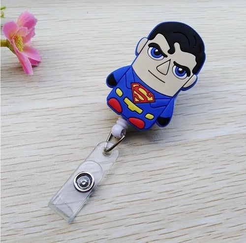 12 Unidades Porta Carnet Yoyo Muñecos Super Heroes