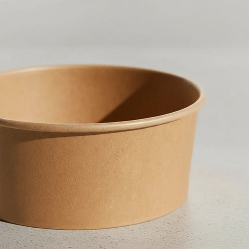 Bowl Kraft 32oz - 150x77mm Sin Tapa  X 50 Unidades Kraft