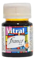 Pintura Vitral Franco Arte Amarillo 30ml