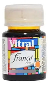 Pintura Vitral Franco Arte Amarillo 30ml