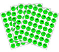 Rotulo Autoadhesivo Carita Feliz Verde 1.3 Cm X 308 Pcs