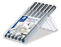 Rapidografo Staedtler Kit X 6 Negro