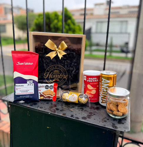 Regalo Ancheta Con Café Dia Del Hombre