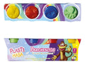 Plastimasa Parchesitos 65gr C/u X 4 Colores Surtido