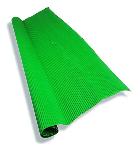 Cartón Microcorrugado 70 X 50 Cm Verde Biche X 2 Unidades