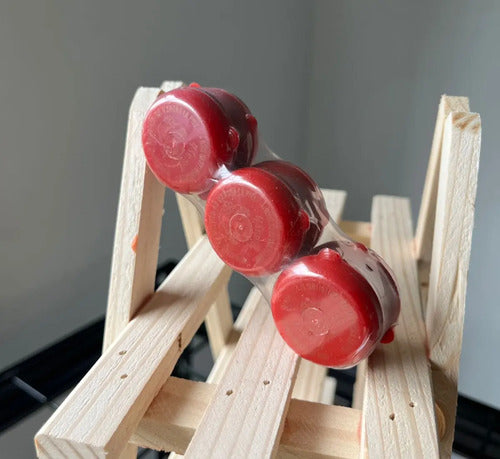 Pintura Pinta Caritas Pintucarita Color Rojo X 6 Pcs