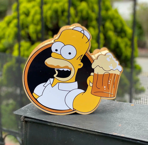 Caja Decorativa En Forma De Homero Para Regalo 26x22x8 Cm  Mdf Homero