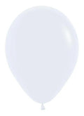 Globo Bomba Metalizado Color Blanco R12 X 50 Und