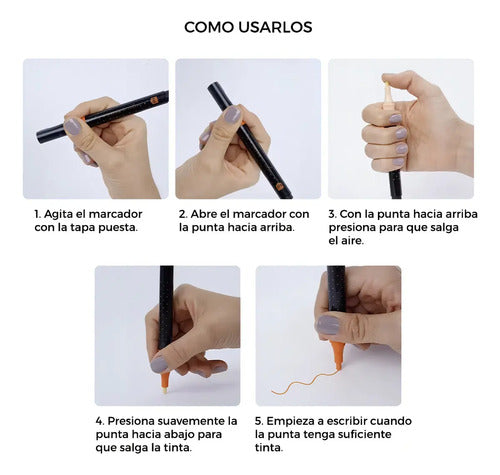 Marcadores Acrilicos Kiut X 12 Pcs 572169 Norma