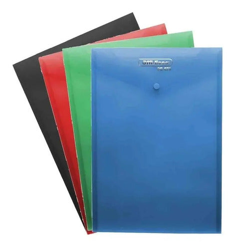 Carpeta Sobre Plástico Broche Vertical Carta X 500 Unidades