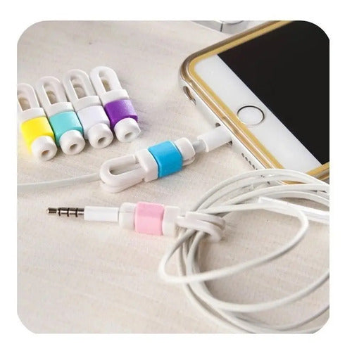 100 Unidades Protector Para Cable De Audifono Surtidos