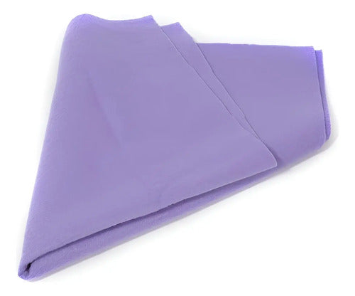 Paño Lency Fieltro Manualidades Importado 100x92 Cm Lila Lila