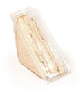 12 Pcs Contenedor Plástico Porta Sandwich Darnel Transparente